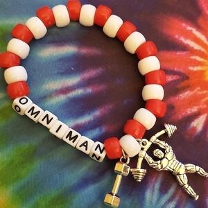 Handmade Marvel Legends: Invincible Omin-Man Kandi Bracelet